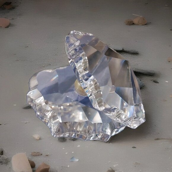 Swarovski Figurine Oyster Shell with Pearl - Picture 2 of 6